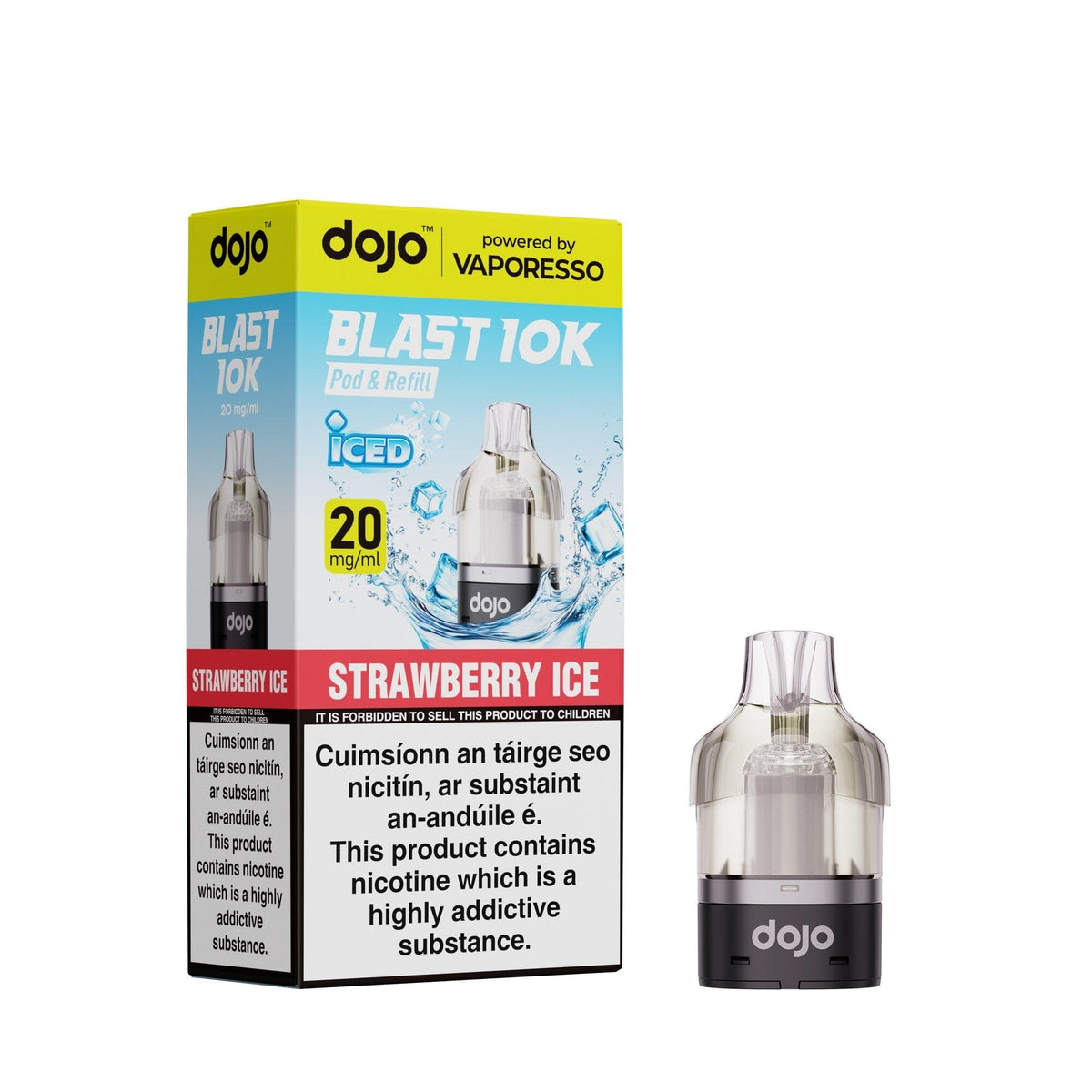 Vaporesso Dojo Blast 10K Prefilled Pod Strawberry Ice 