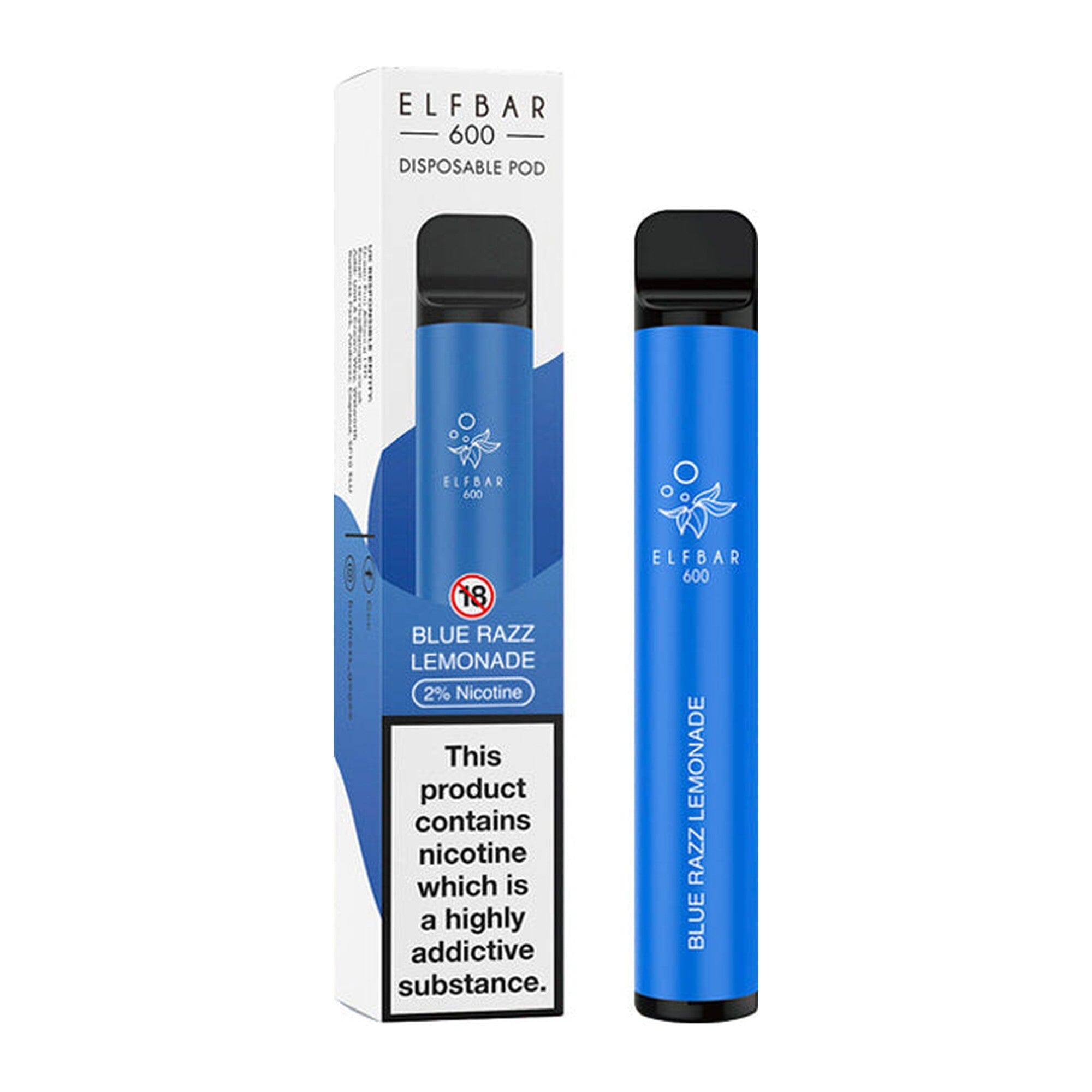 ELF Bar Blue Razz Lemonade 0MG - No Nicotine 