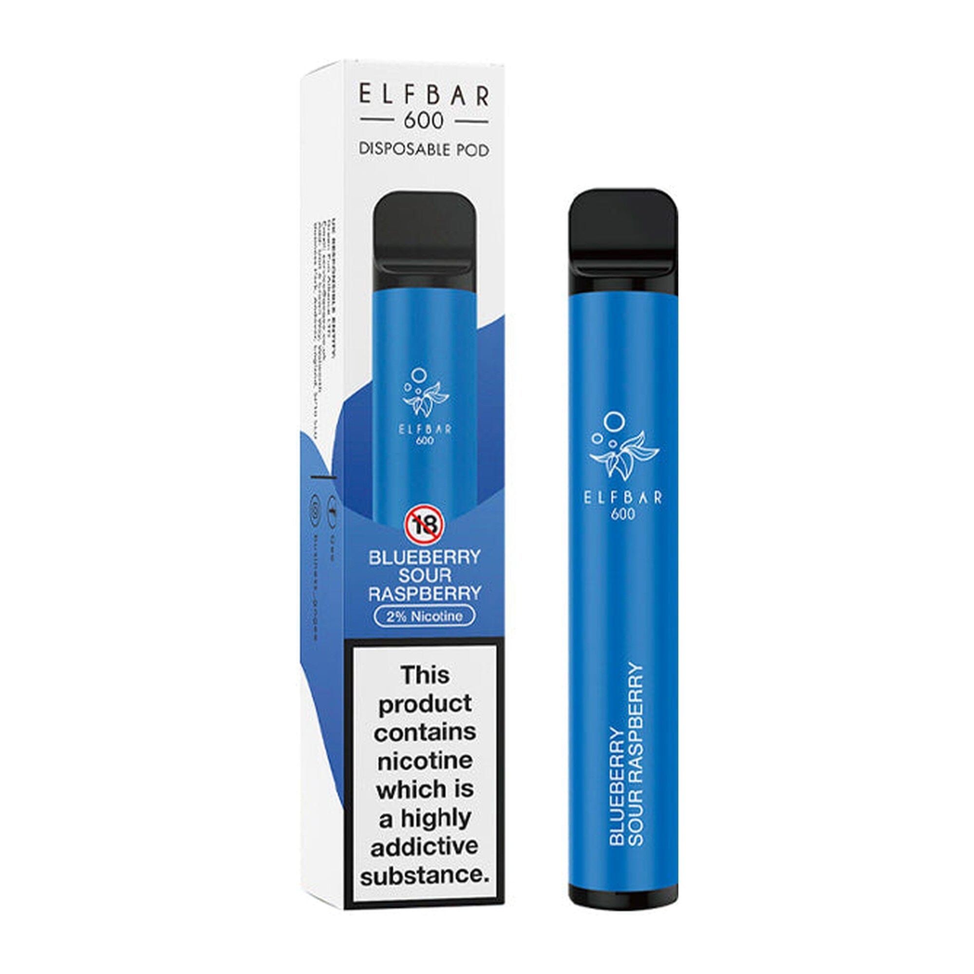 ELF Bar Blue Sour Raspberry 20MG - High Nicotine 