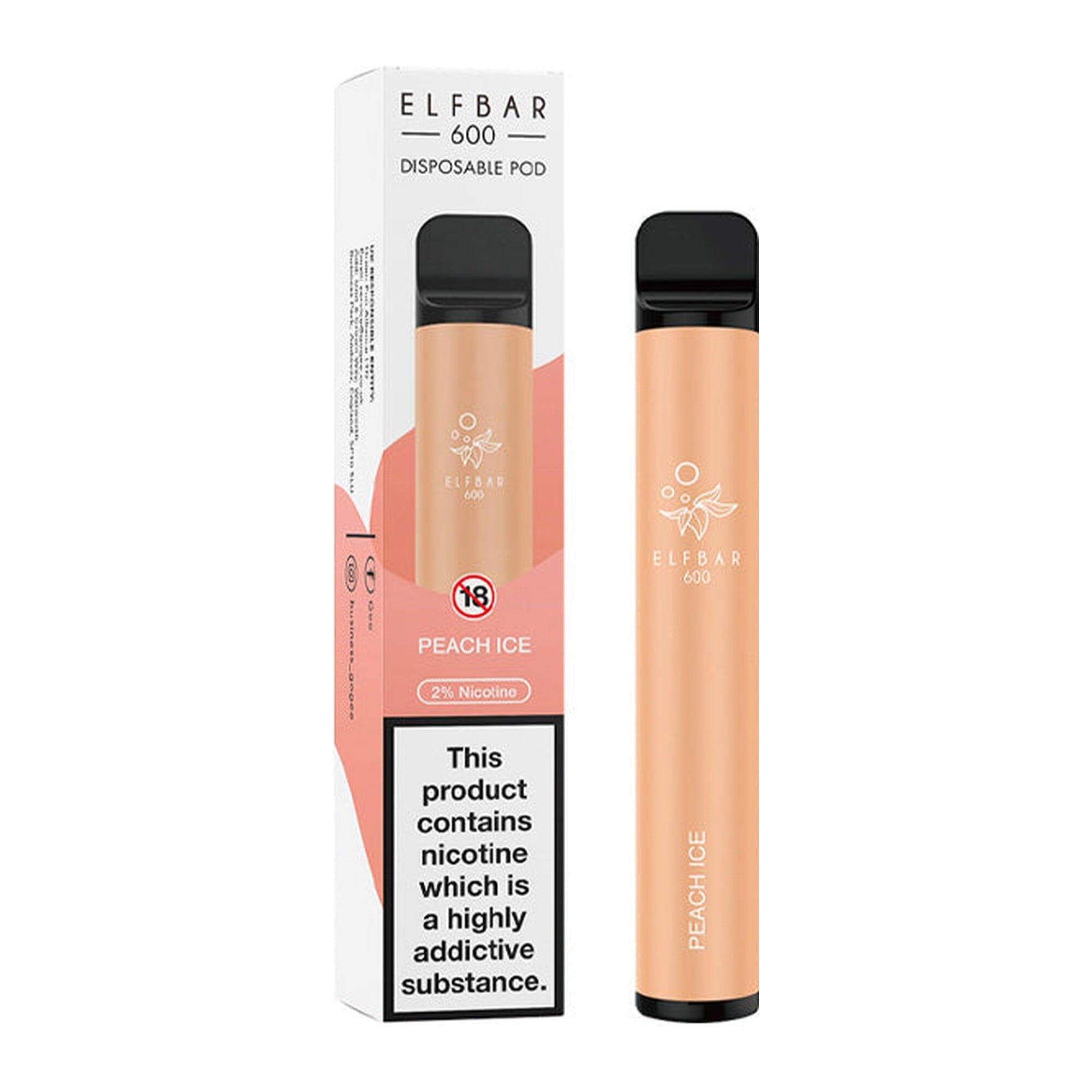 ELF Bar Peach Ice 20MG - High Nicotine 