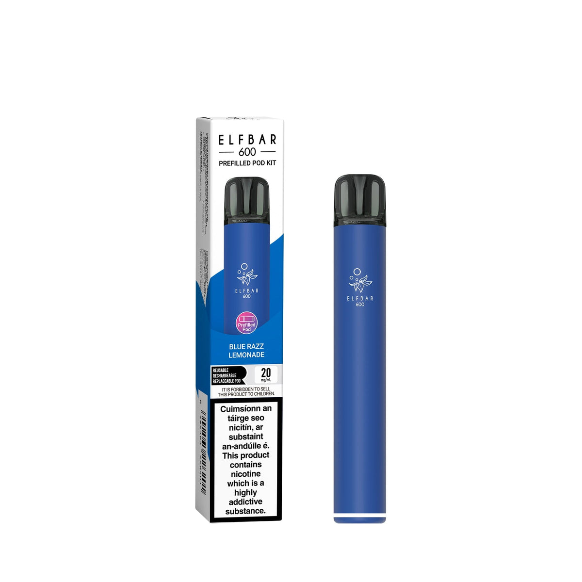 ELF Bar 600 Prefilled Pod Kit Blue Razz Lemonade 
