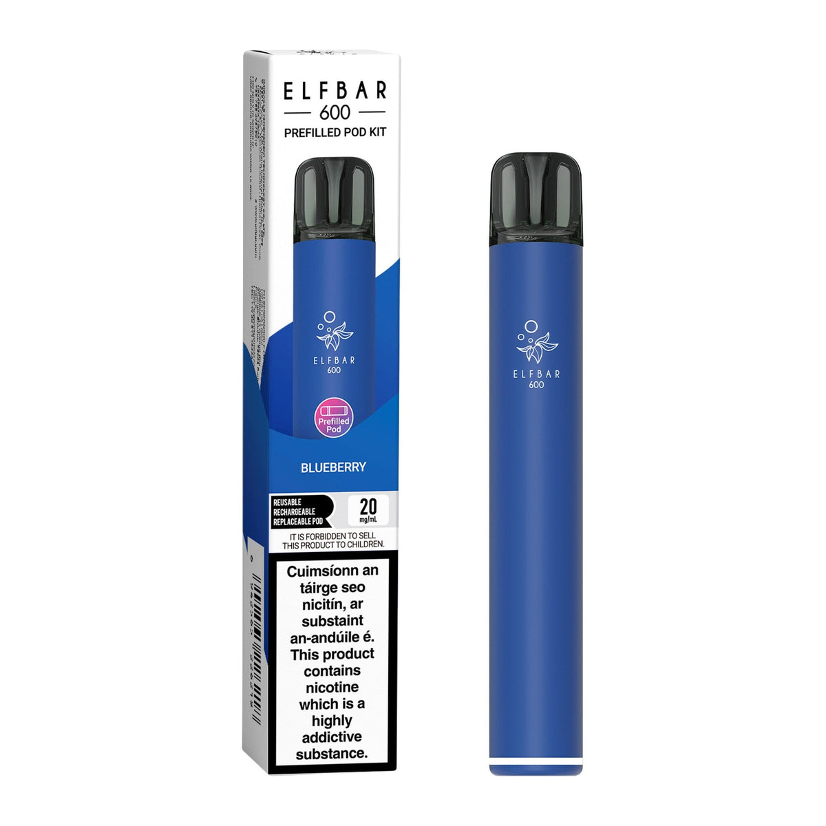 ELF Bar 600 Prefilled Pod Kit Blueberry 