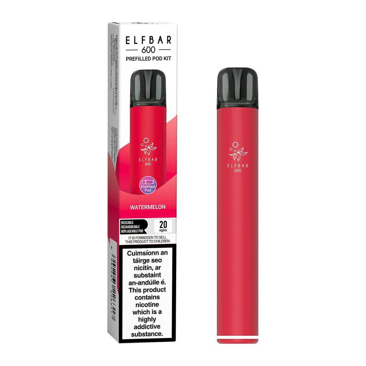 ELF Bar 600 Prefilled Pod Kit Watermelon 