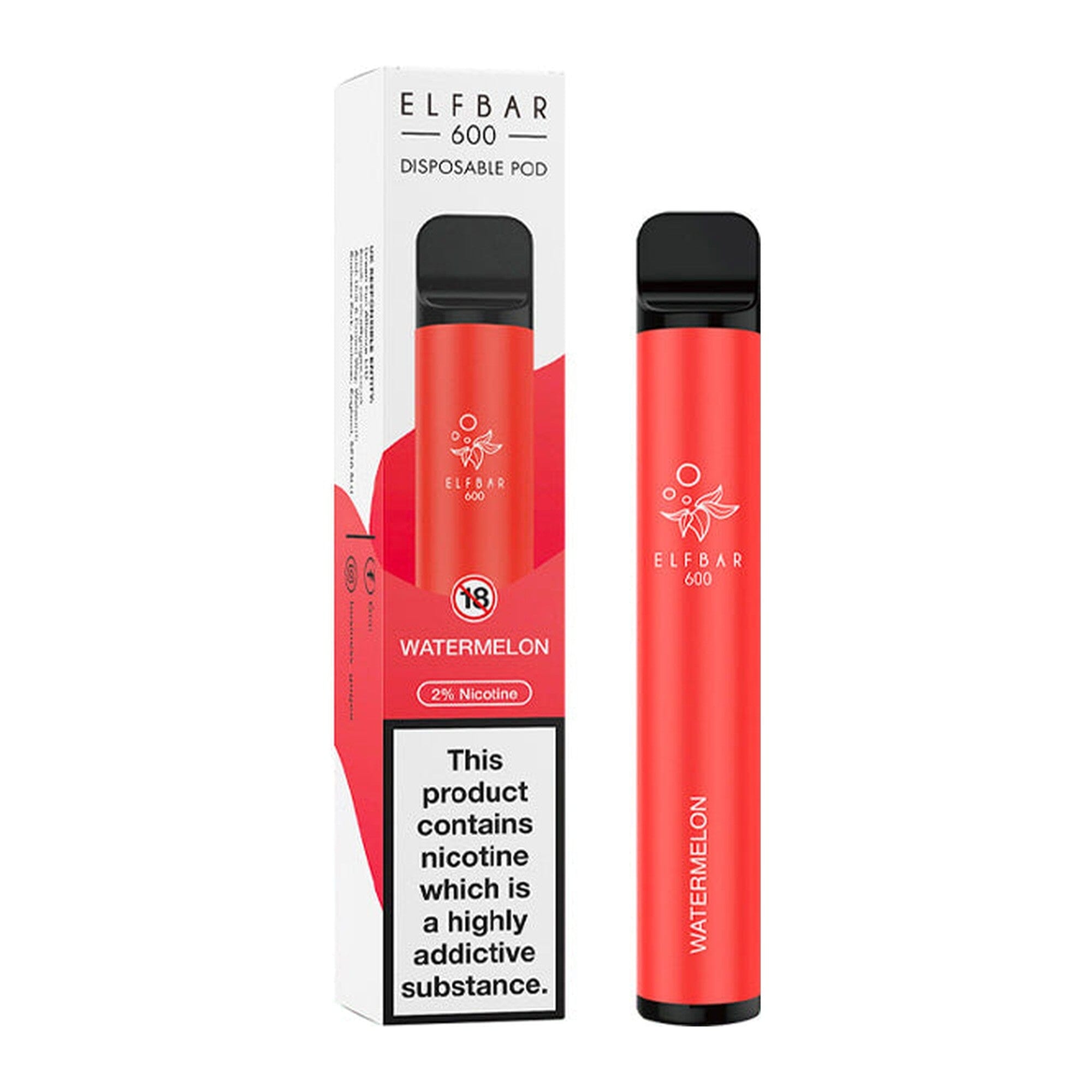 ELF Bar Watermelon 0MG - No Nicotine 