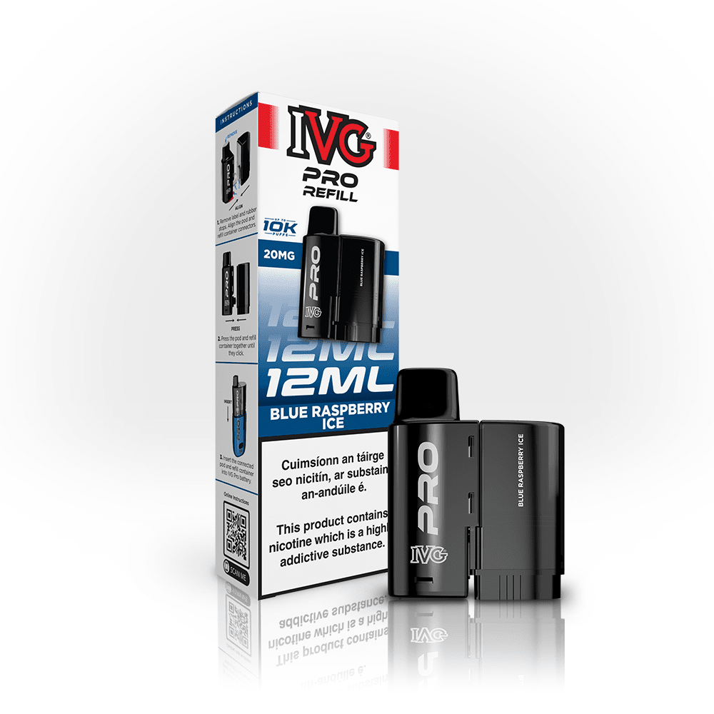 IVG PRO 12K Refills Blue Raspberry Ice 