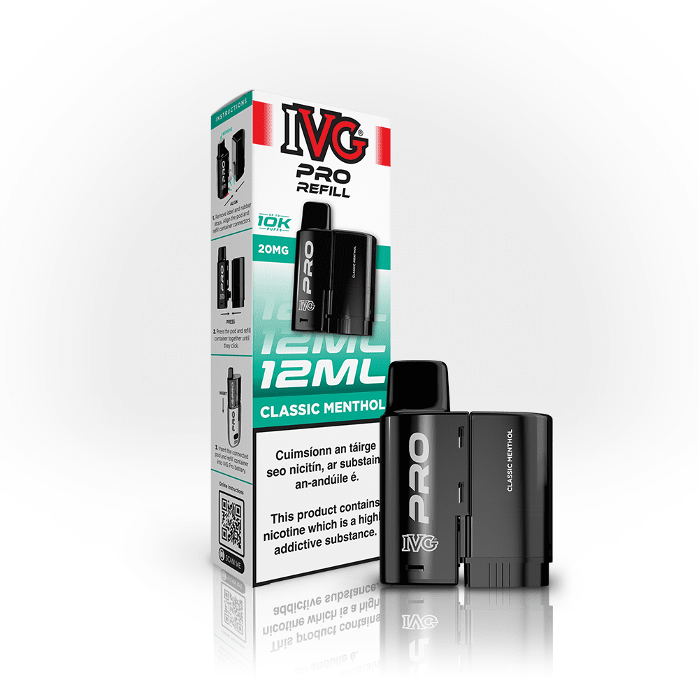 IVG PRO 12K Refills Classic Menthol 