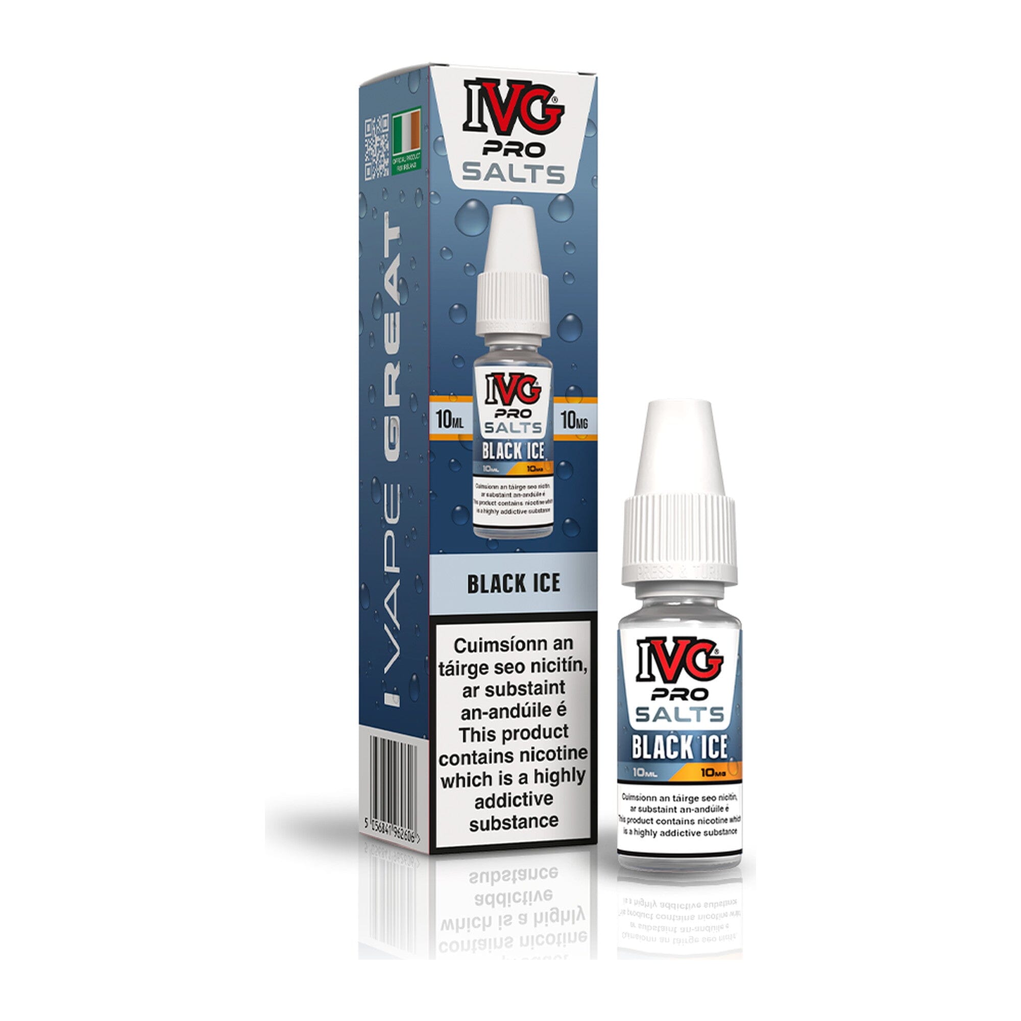 IVG Pro Salt Nicotine Salt E-Liquid Black Ice 10MG - Medium Nicotine 