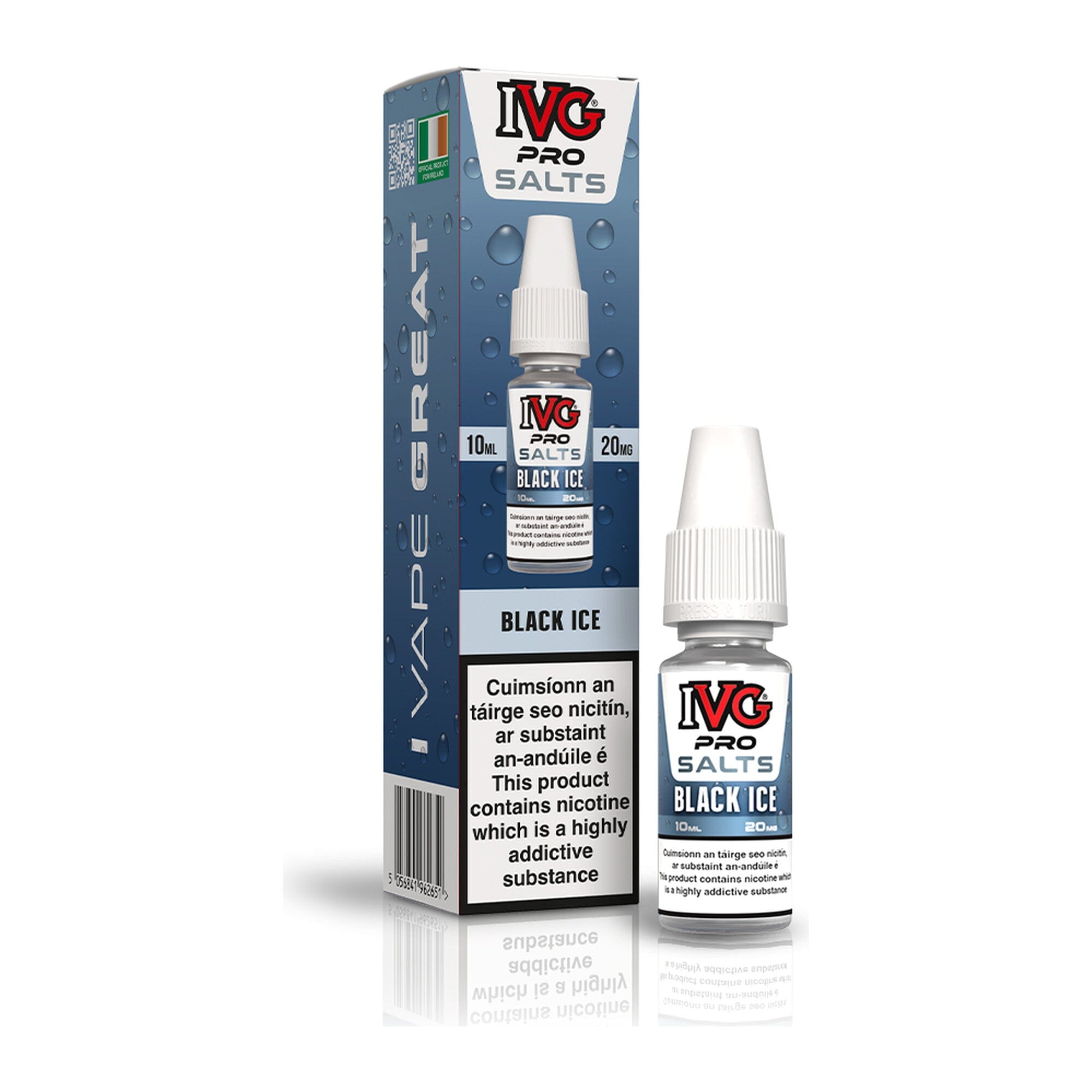 IVG Pro Salt Nicotine Salt E-Liquid Black Ice 20MG - High Nicotine 
