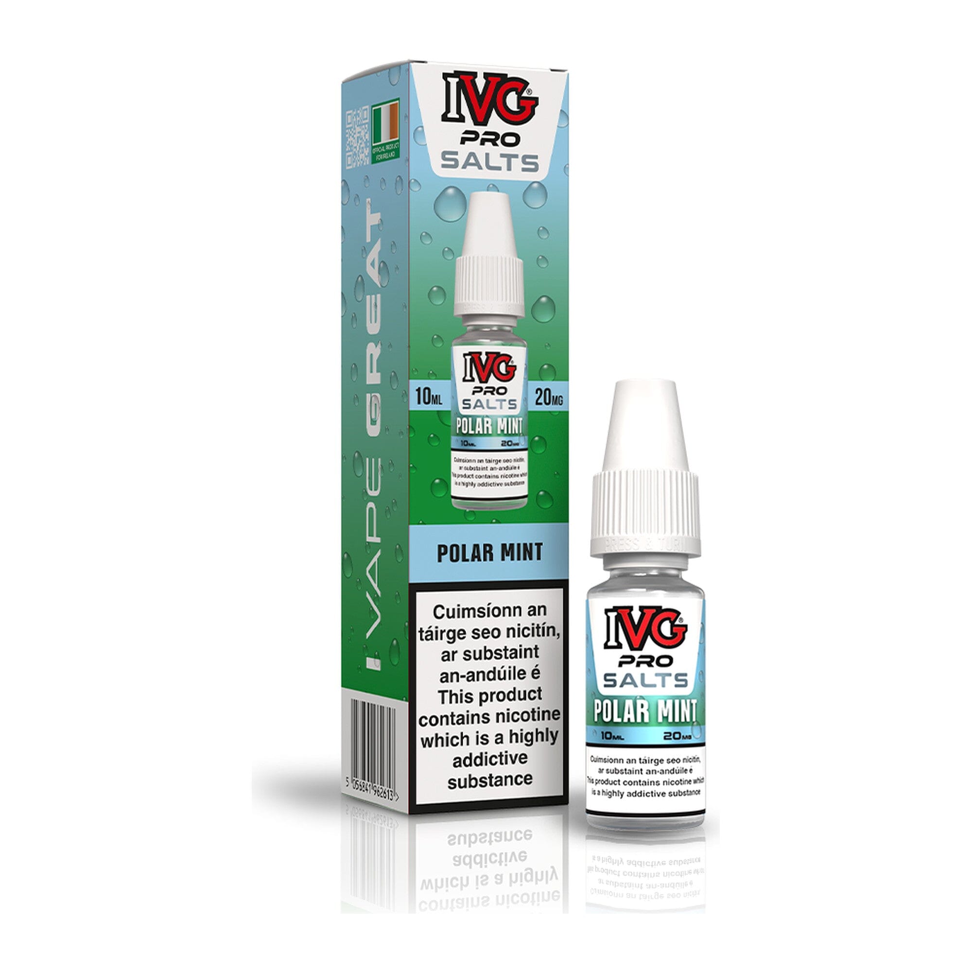 IVG Pro Salt Nicotine Salt E-Liquid Polar Mint 20MG - High Nicotine 