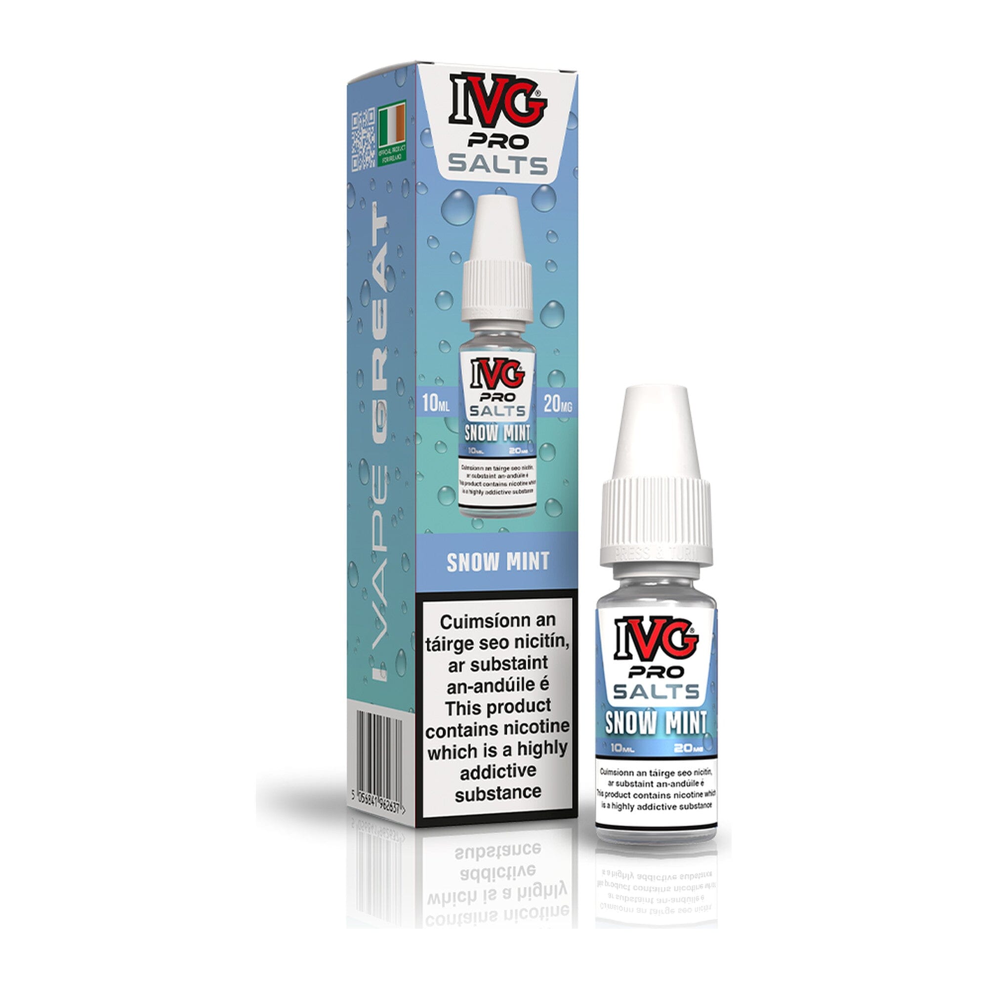 IVG Pro Salt Nicotine Salt E-Liquid Snow Mint 20MG - High Nicotine 