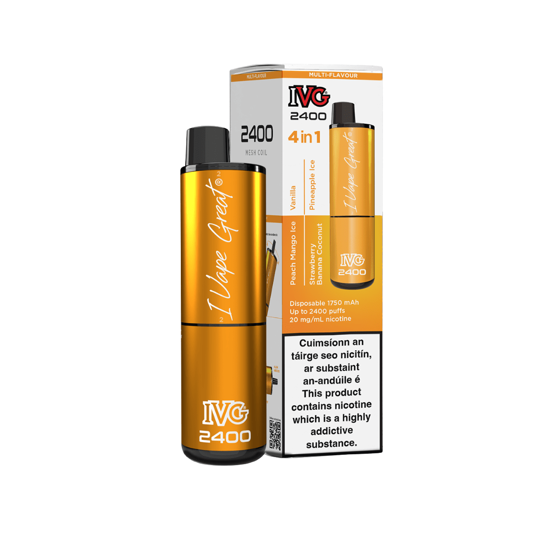 IVG 2400 Disposable Vape Kit Multi Flavour: Exotic Edition 