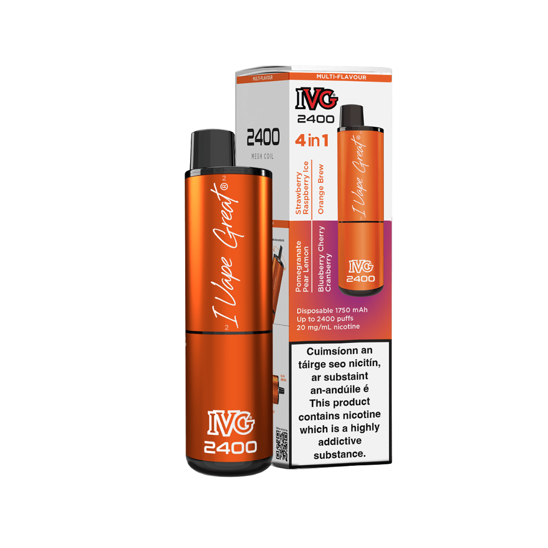 IVG 2400 Disposable Vape Kit Multi Flavour: Juicy Edition 
