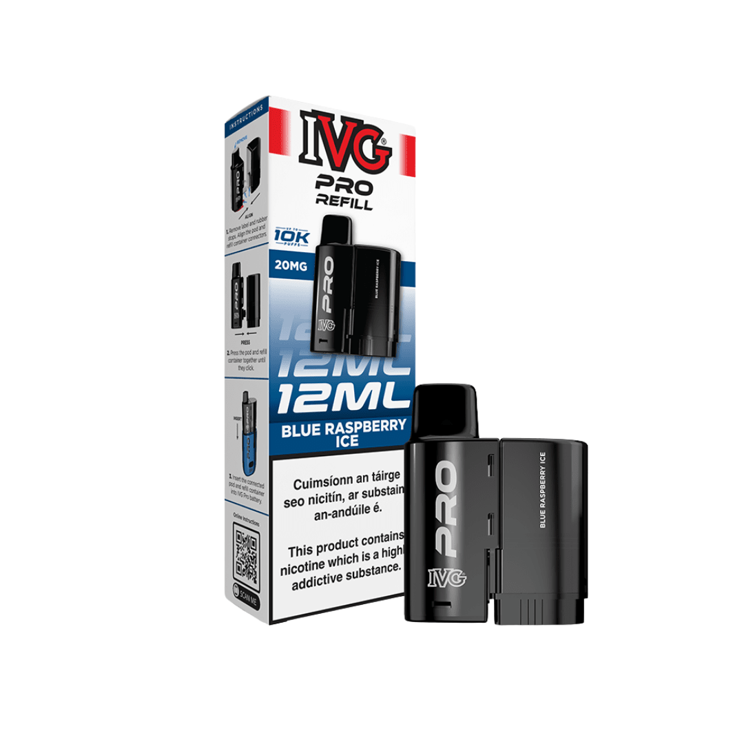 IVG PRO 12K Refills Blue Raspberry Ice 