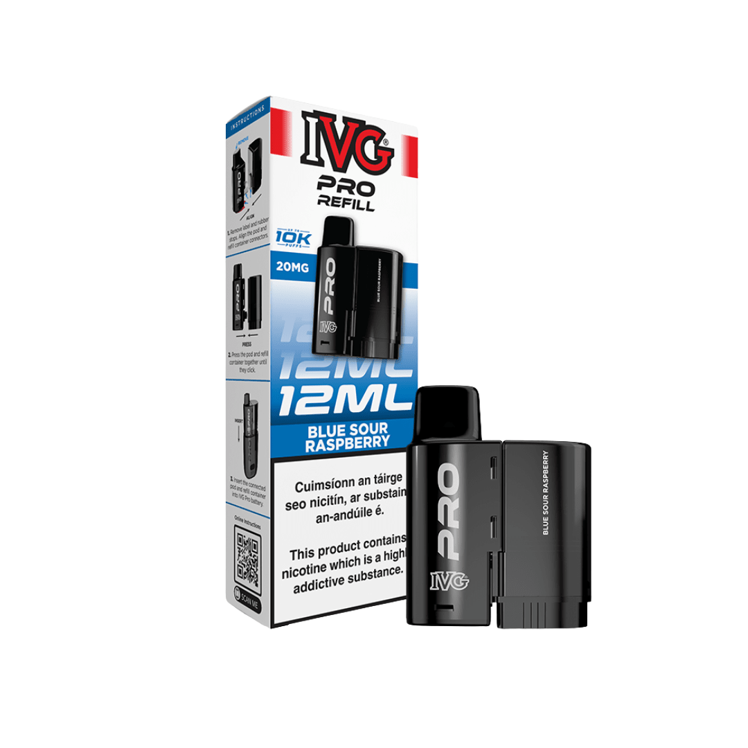 IVG PRO 12K Refills Blue Sour Raspberry 