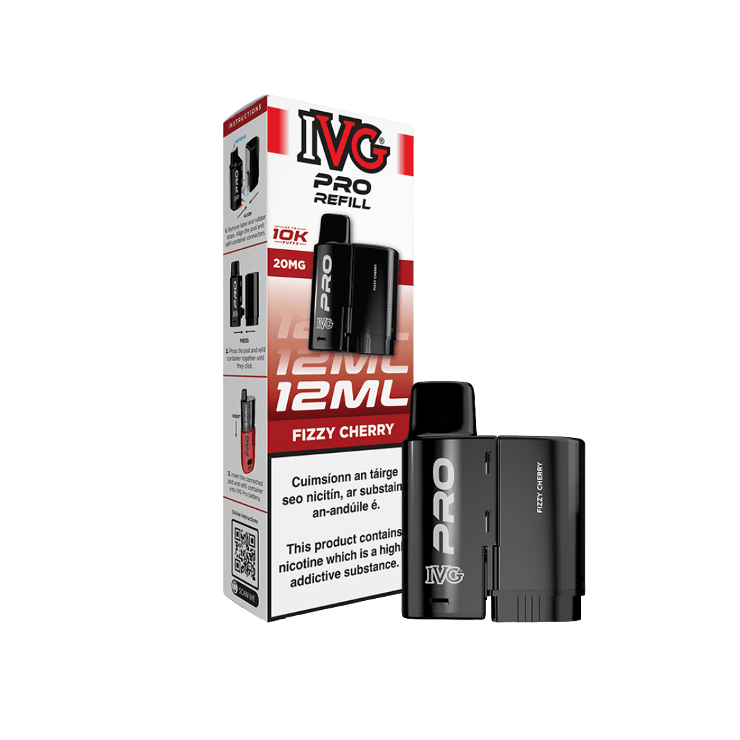 IVG PRO 12K Refills Fizzy Cherry 