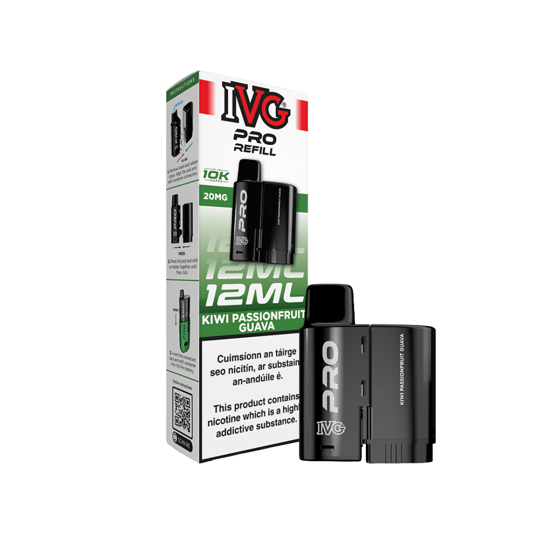 IVG PRO 12K Refills Kiwi Passionfruit Guava 
