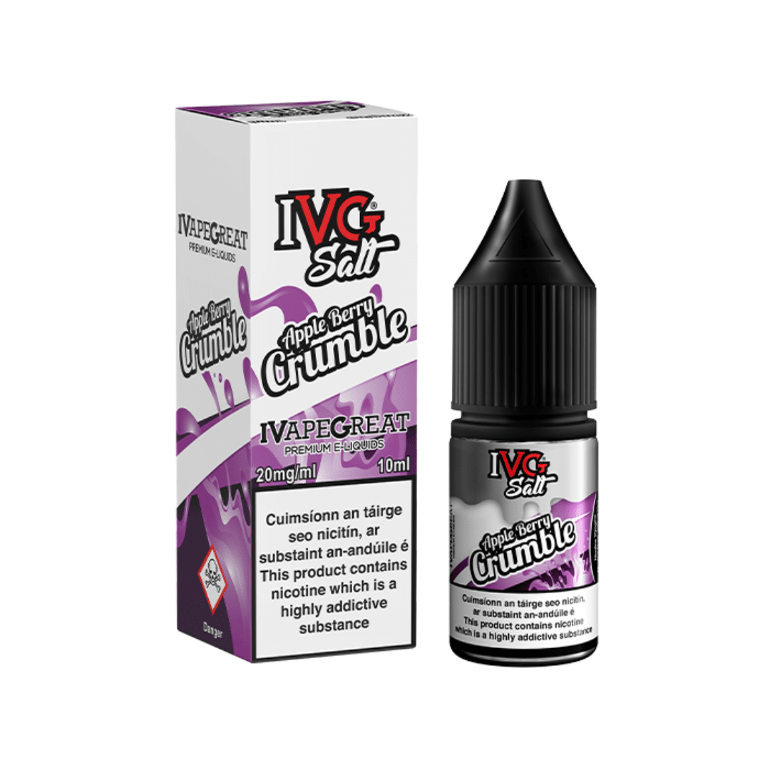 IVG Nicotine Salt E-Liquid Appleberry Crumble 20MG - High Nicotine 