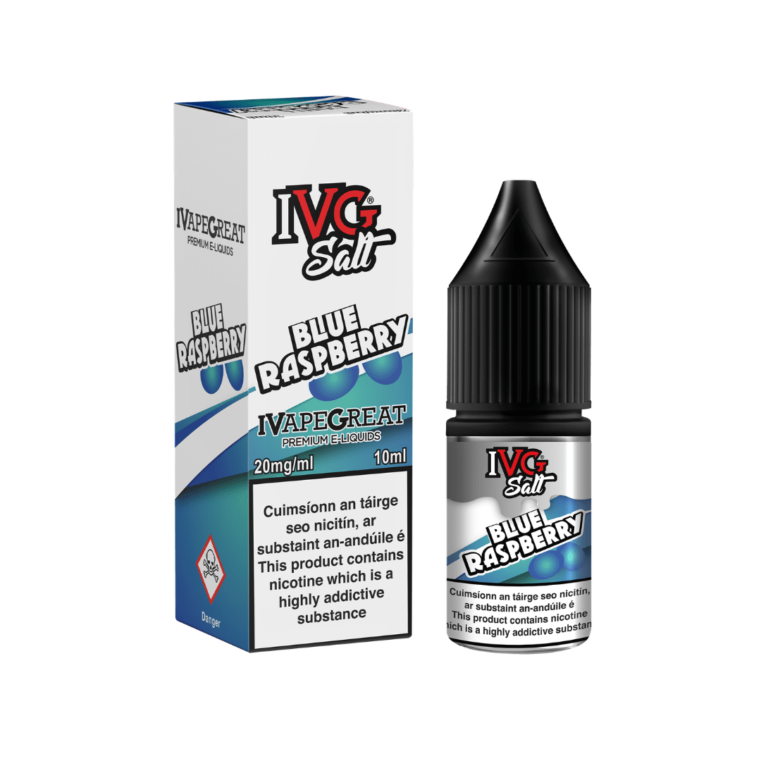 IVG Nicotine Salt E-Liquid Blue Raspberry 20MG - High Nicotine 
