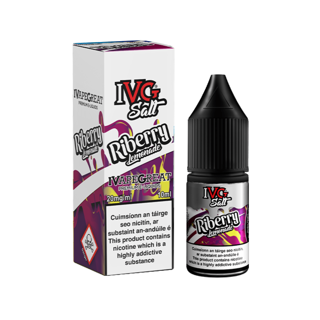 IVG Nicotine Salt E-Liquid Riberry Lemonade 20MG - High Nicotine 