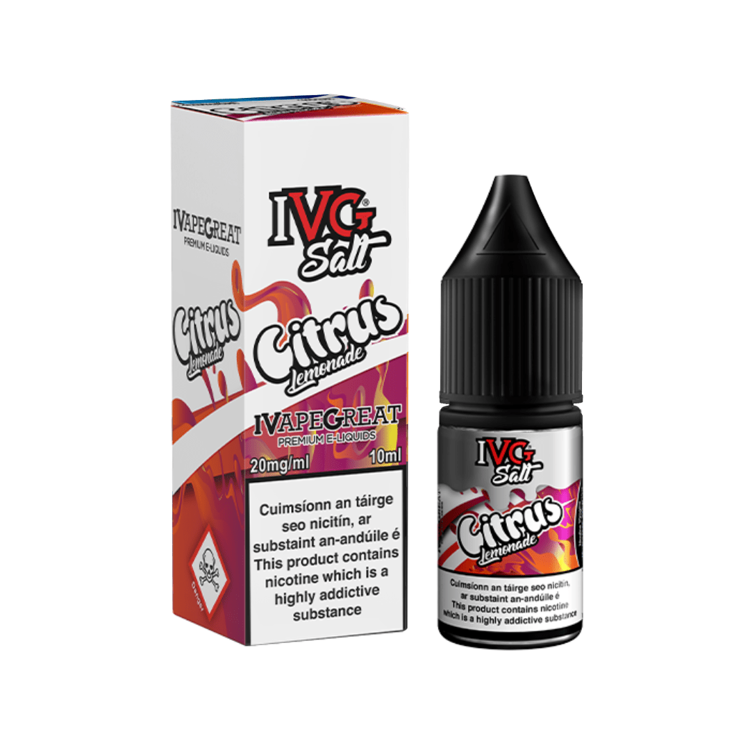 IVG Nicotine Salt E-Liquid Citrus Lemonade 20MG - High Nicotine 