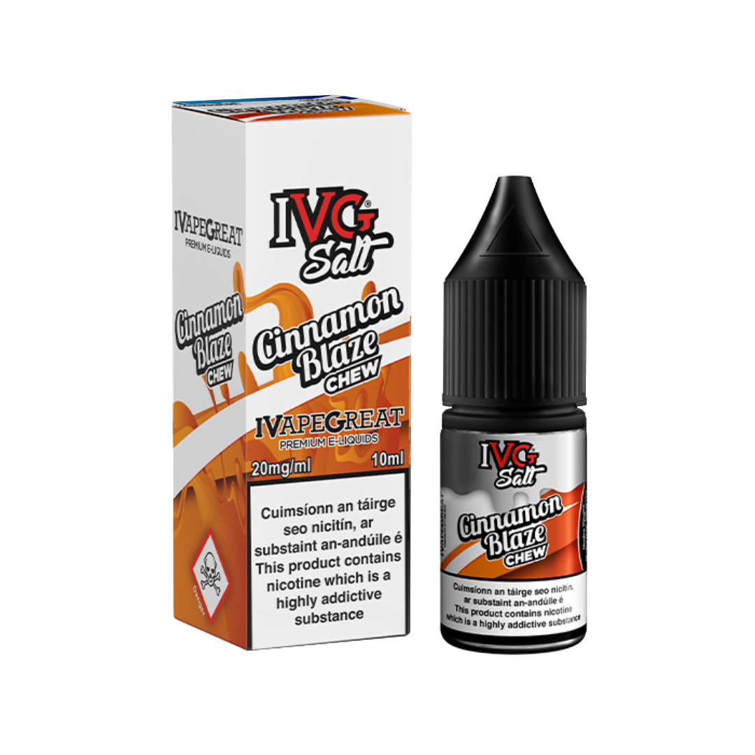 IVG Nicotine Salt E-Liquid Cinnamon Blaze 20MG - High Nicotine 