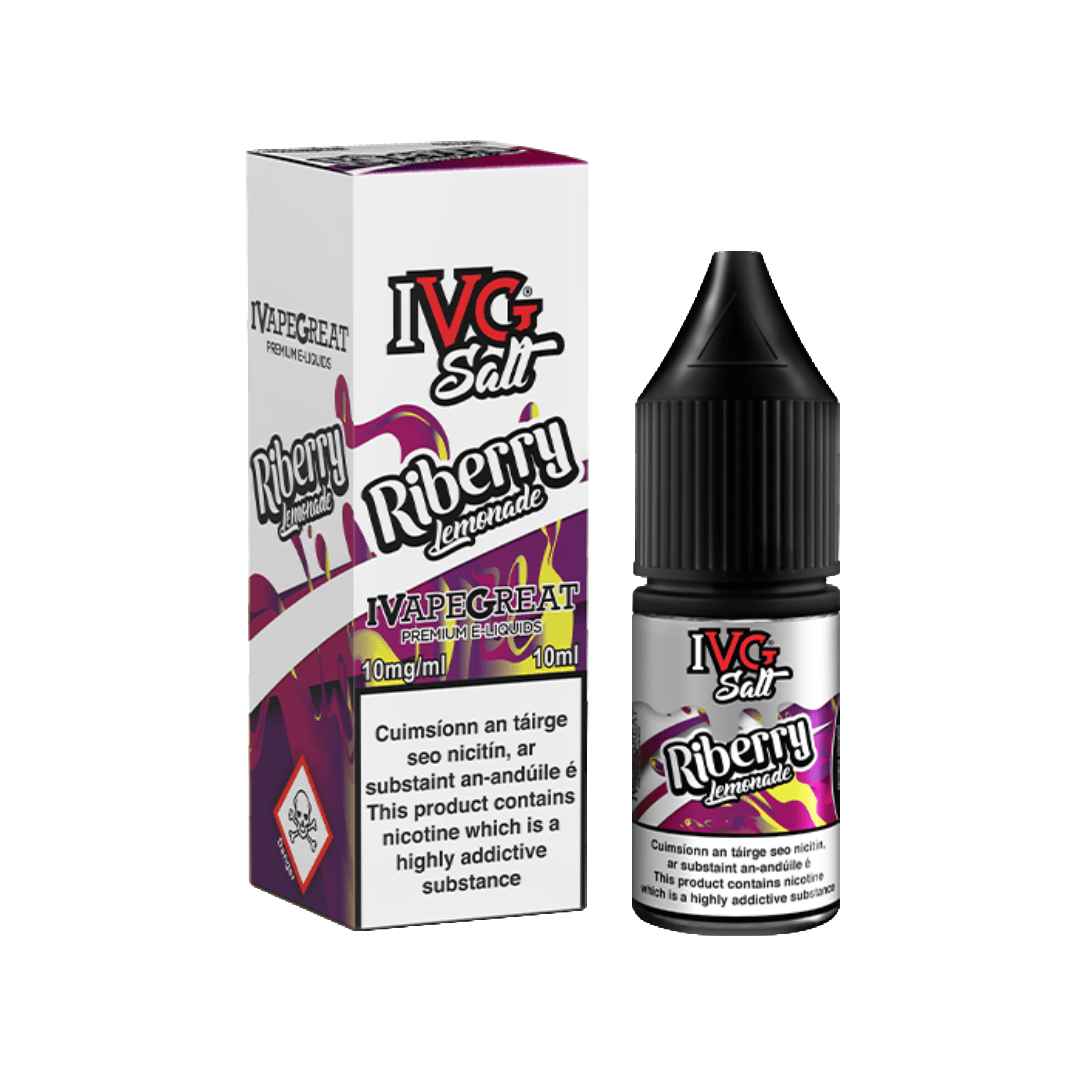 IVG Nicotine Salt E-Liquid Riberry Lemonade 10MG - Medium Nicotine 