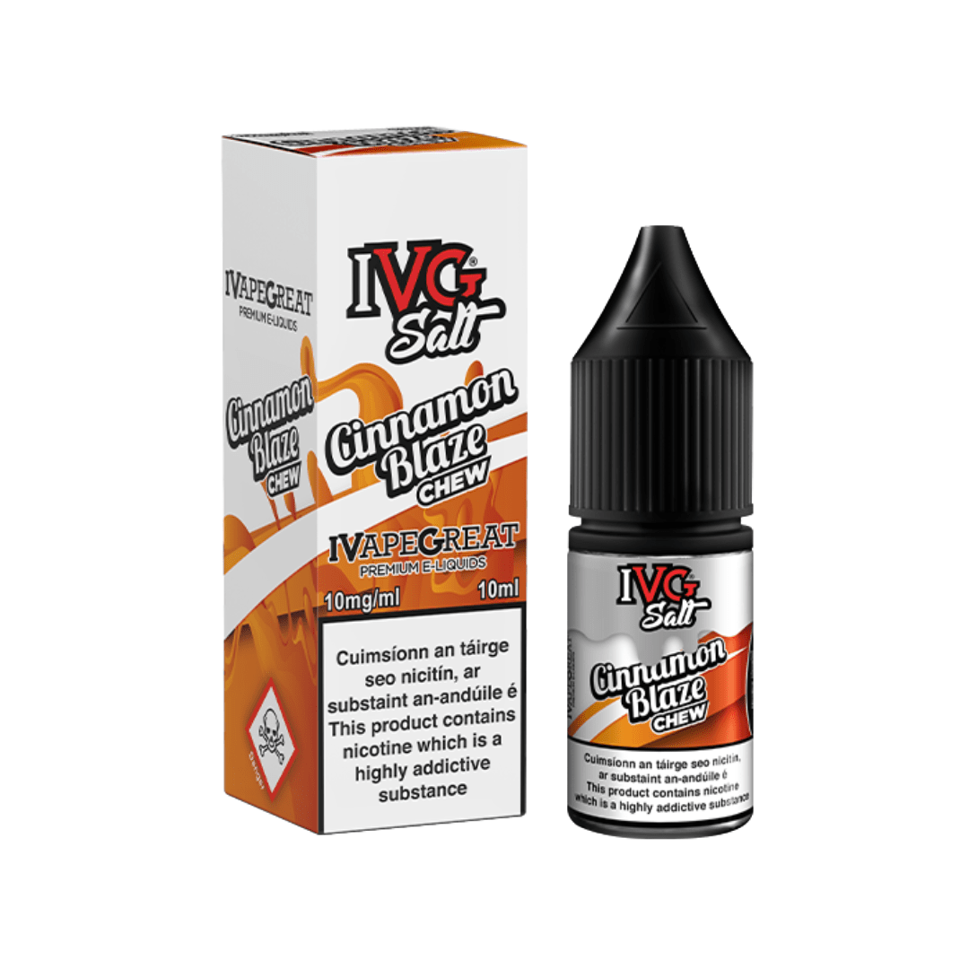 IVG Nicotine Salt E-Liquid Cinnamon Blaze 10MG - Medium Nicotine 