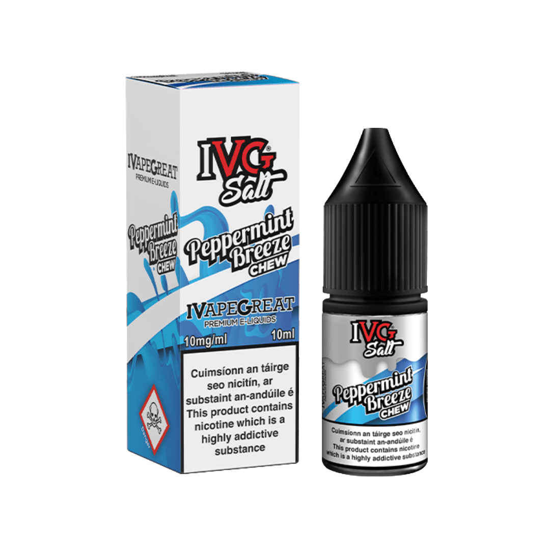 IVG Nicotine Salt E-Liquid Peppermint Breeze 10MG - Medium Nicotine 