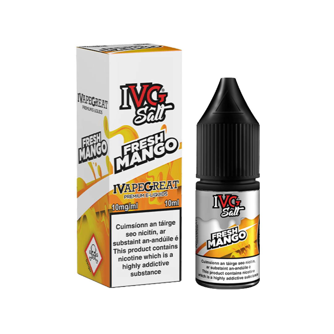 IVG Nicotine Salt E-Liquid Fresh Mango 10MG - Medium Nicotine 