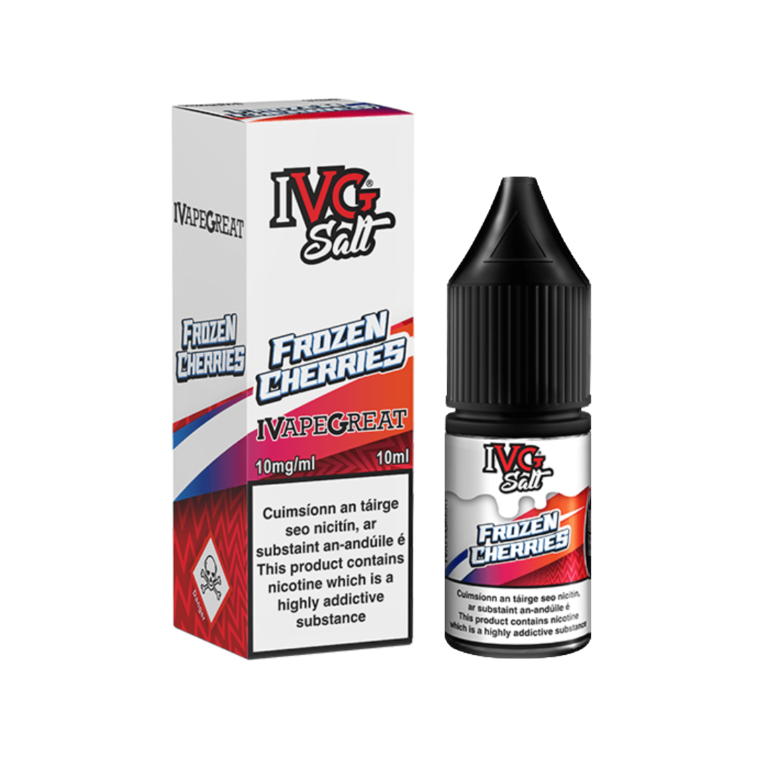 IVG Nicotine Salt E-Liquid Frozen Cherries 10MG - Medium Nicotine 