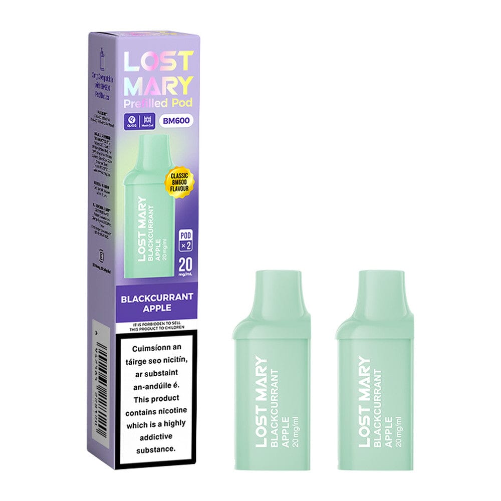 Lost Mary BM600 Prefilled Pod (Pack of 2) Blackcurrant Apple 