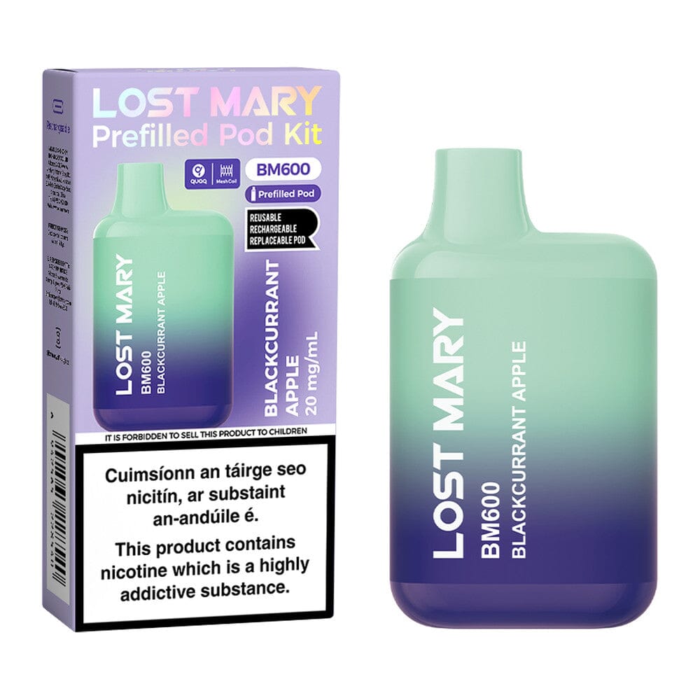 Lost Mary BM600 Prefilled Pod Kit Blackcurrant Apple 