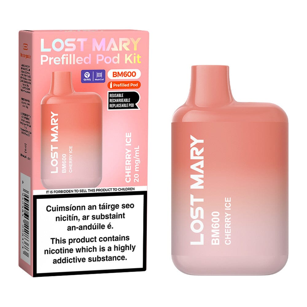 Lost Mary BM600 Prefilled Pod Kit Cherry Ice 