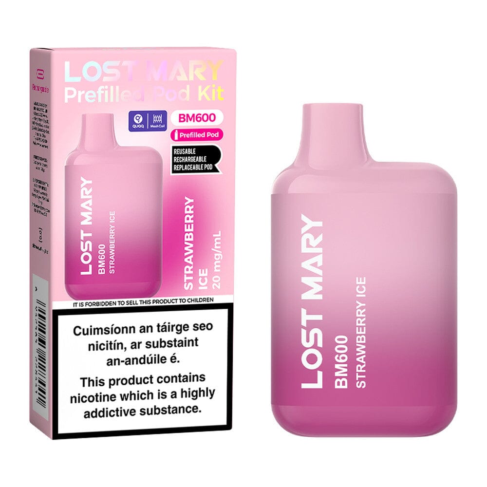 Lost Mary BM600 Prefilled Pod Kit Strawberry Ice 