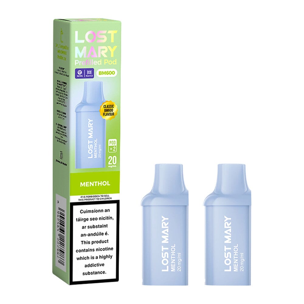 Lost Mary BM600 Prefilled Pod (Pack of 2) Menthol 