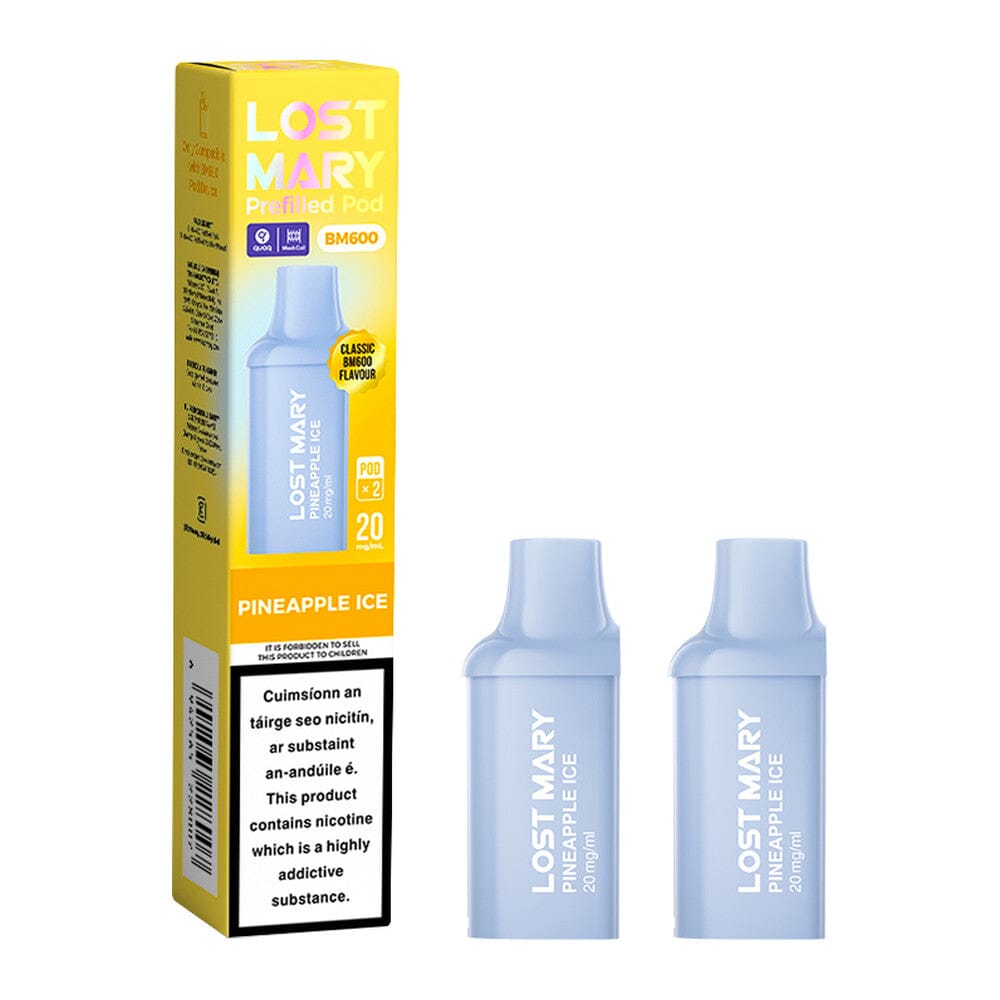Lost Mary BM600 Prefilled Pod (Pack of 2) Pineapple Ice 