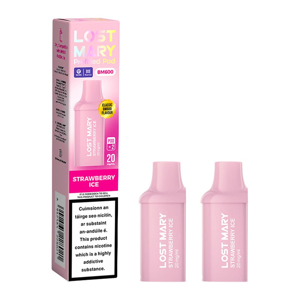 Lost Mary BM600 Prefilled Pod (Pack of 2) Strawberry Ice 