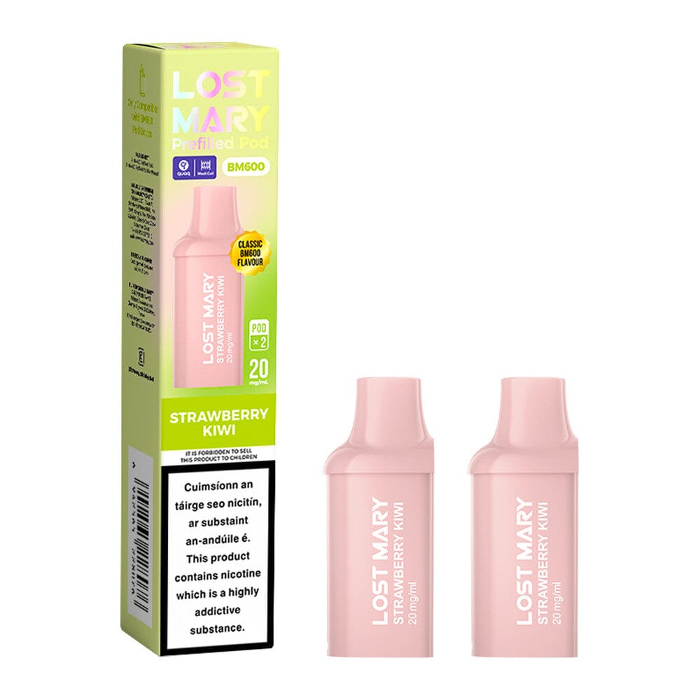 Lost Mary BM600 Prefilled Pod (Pack of 2) Strawberry Kiwi 