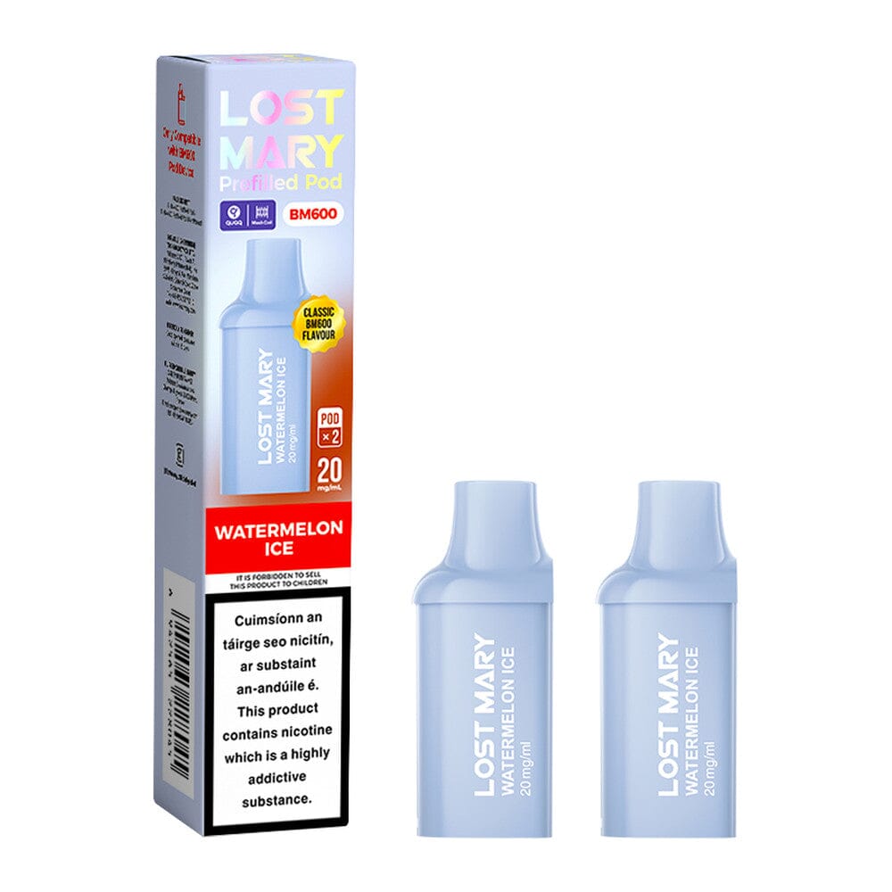 Lost Mary BM600 Prefilled Pod (Pack of 2) Watermelon Ice 