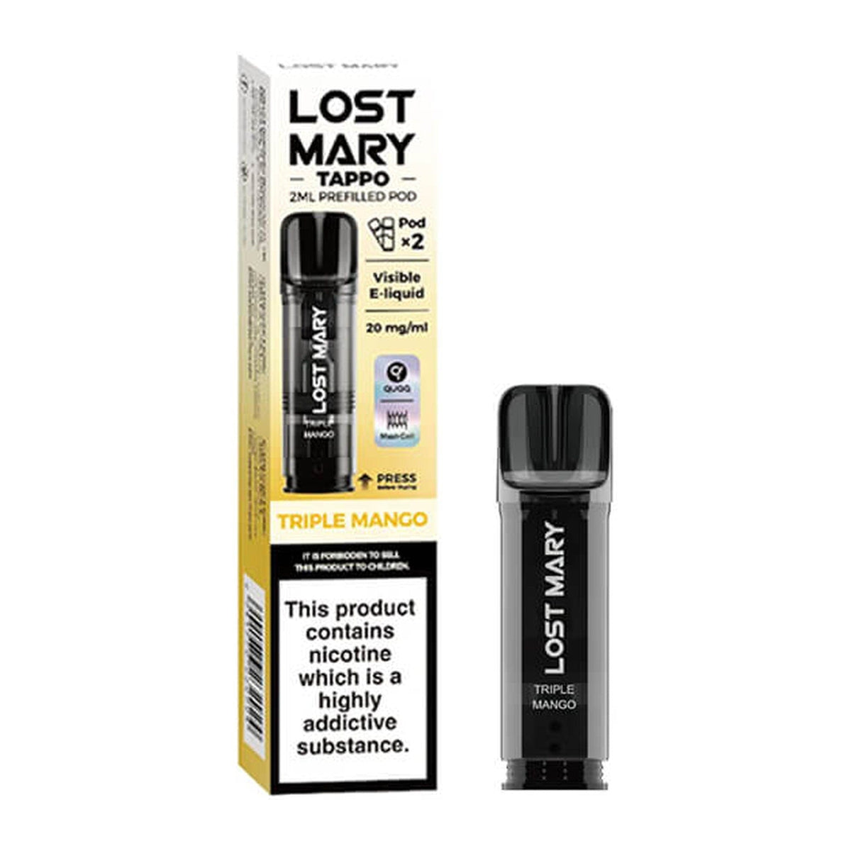 Lost Mary Tappo Prefilled Pod Triple Mango 