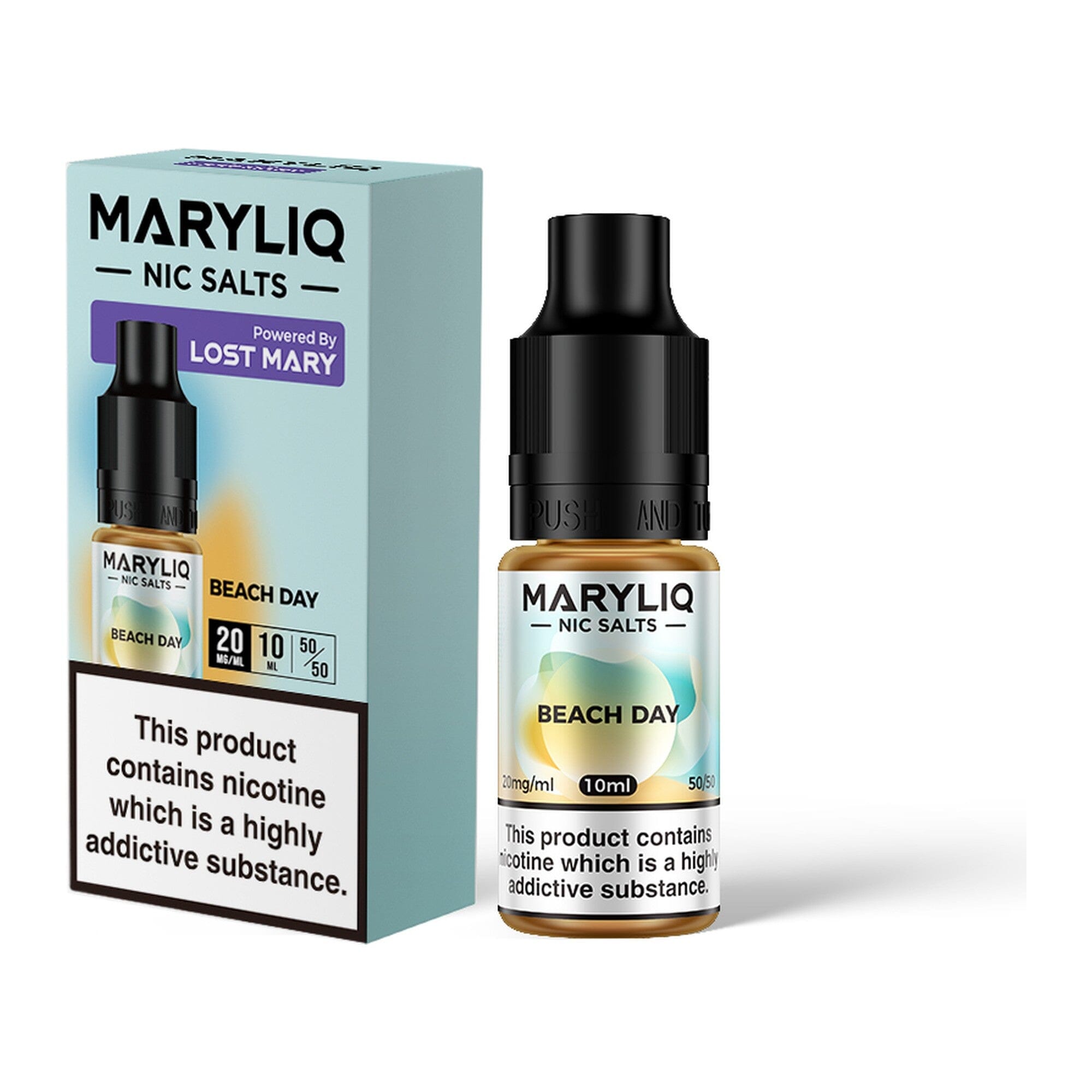 MARYLIQ by Lost Mary Nicotine Salt E-Liquid Beach Day 20MG - High Nicotine 