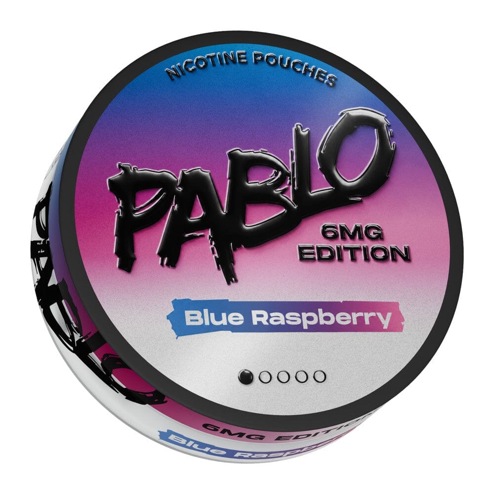 Pablo 6mg Edition Nicotine Pouches Blue Raspberry 