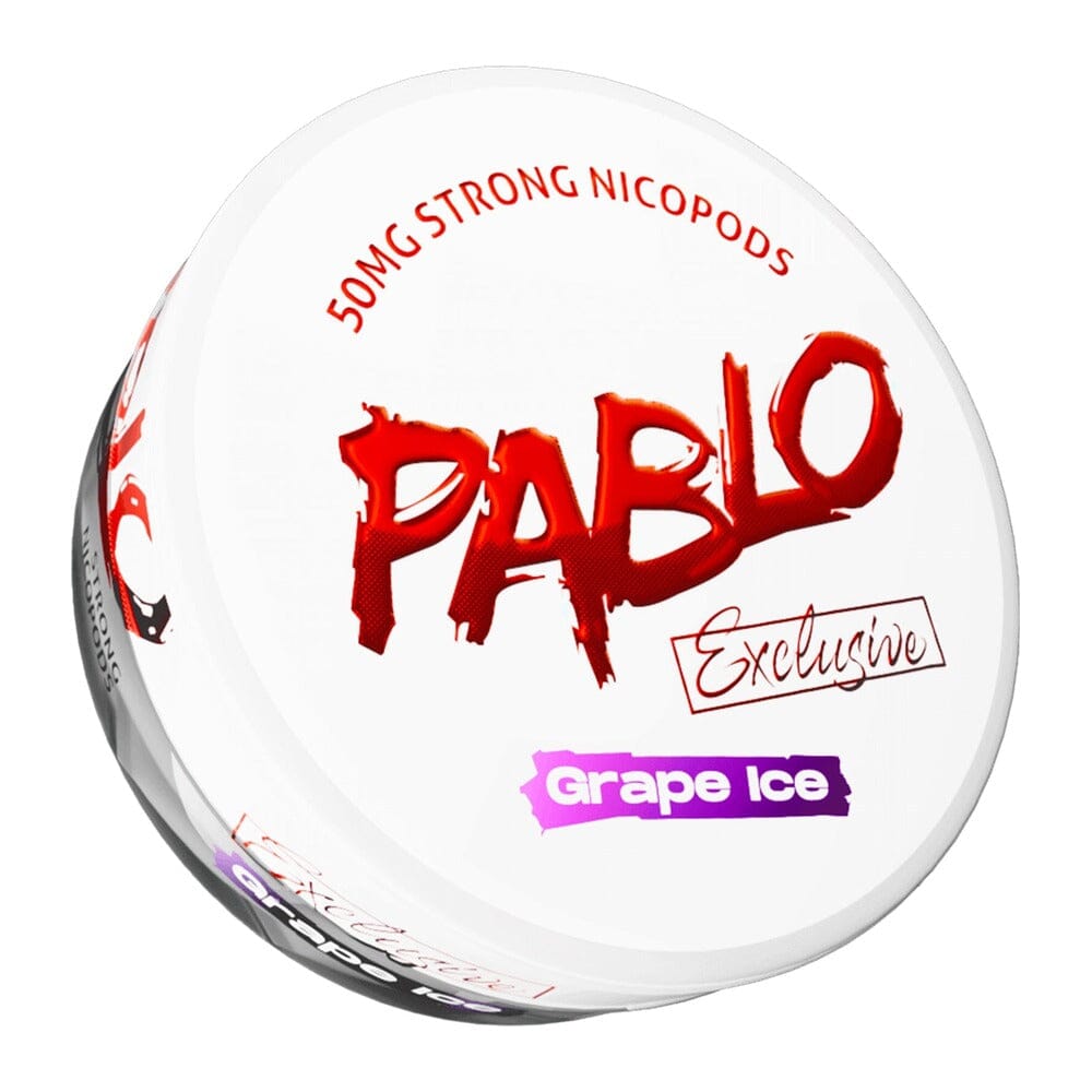 PABLO Exclusive Nicotine Pouches Grape Ice 50MG/G 