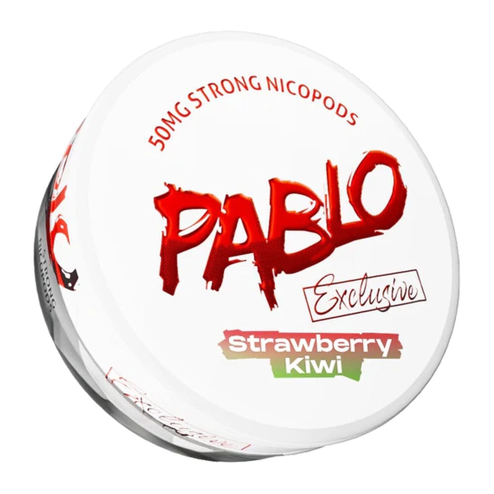 PABLO Exclusive Nicotine Pouches Strawberry Kiwi 50MG/G 