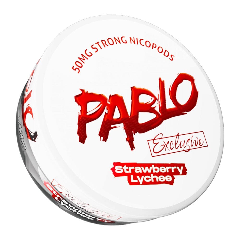 PABLO Exclusive Nicotine Pouches Strawberry Lychee 50MG/G 
