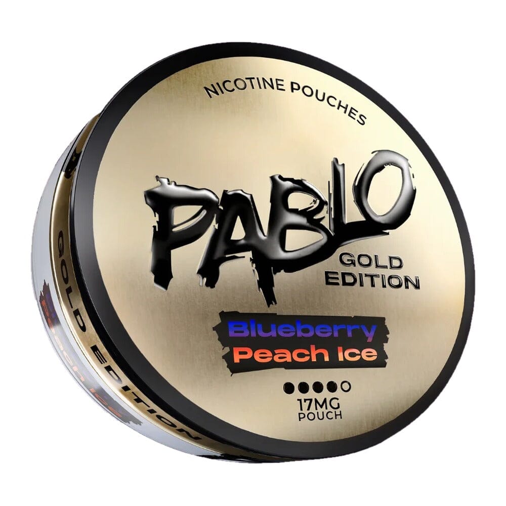 PABLO Gold Nicotine Pouches Blueberry Peach Ice 17MG 