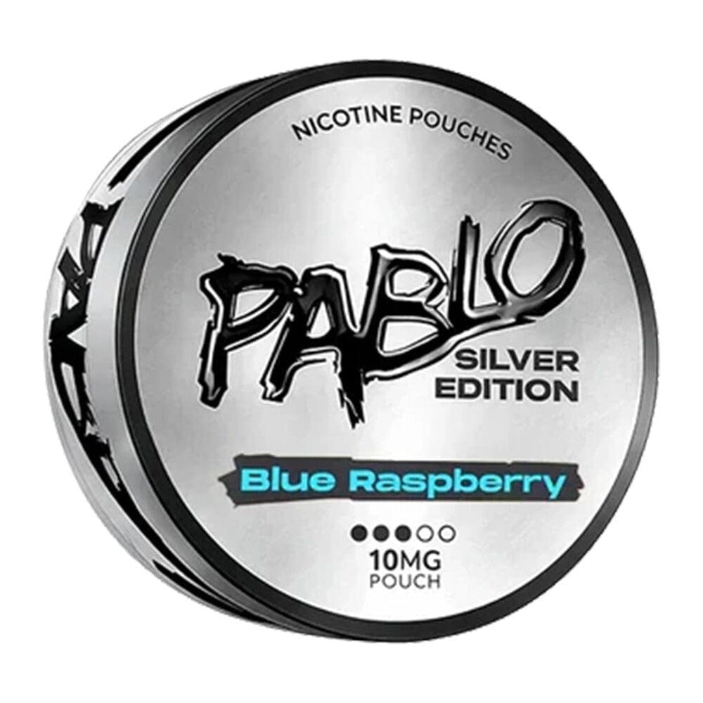 Pablo Silver Nicotine Pouches Blue Raspberry 10MG 