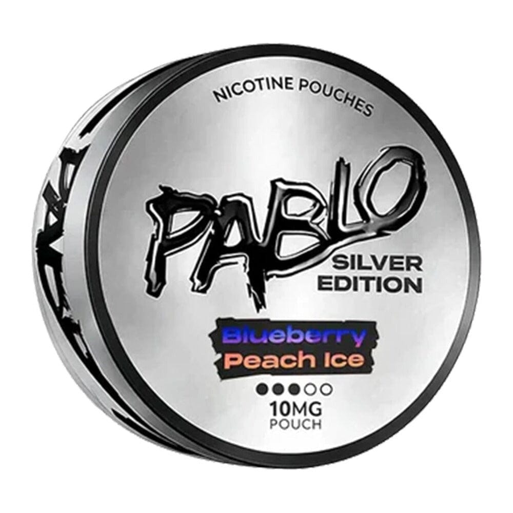 Pablo Silver Nicotine Pouches Blueberry Peach Ice 10MG 