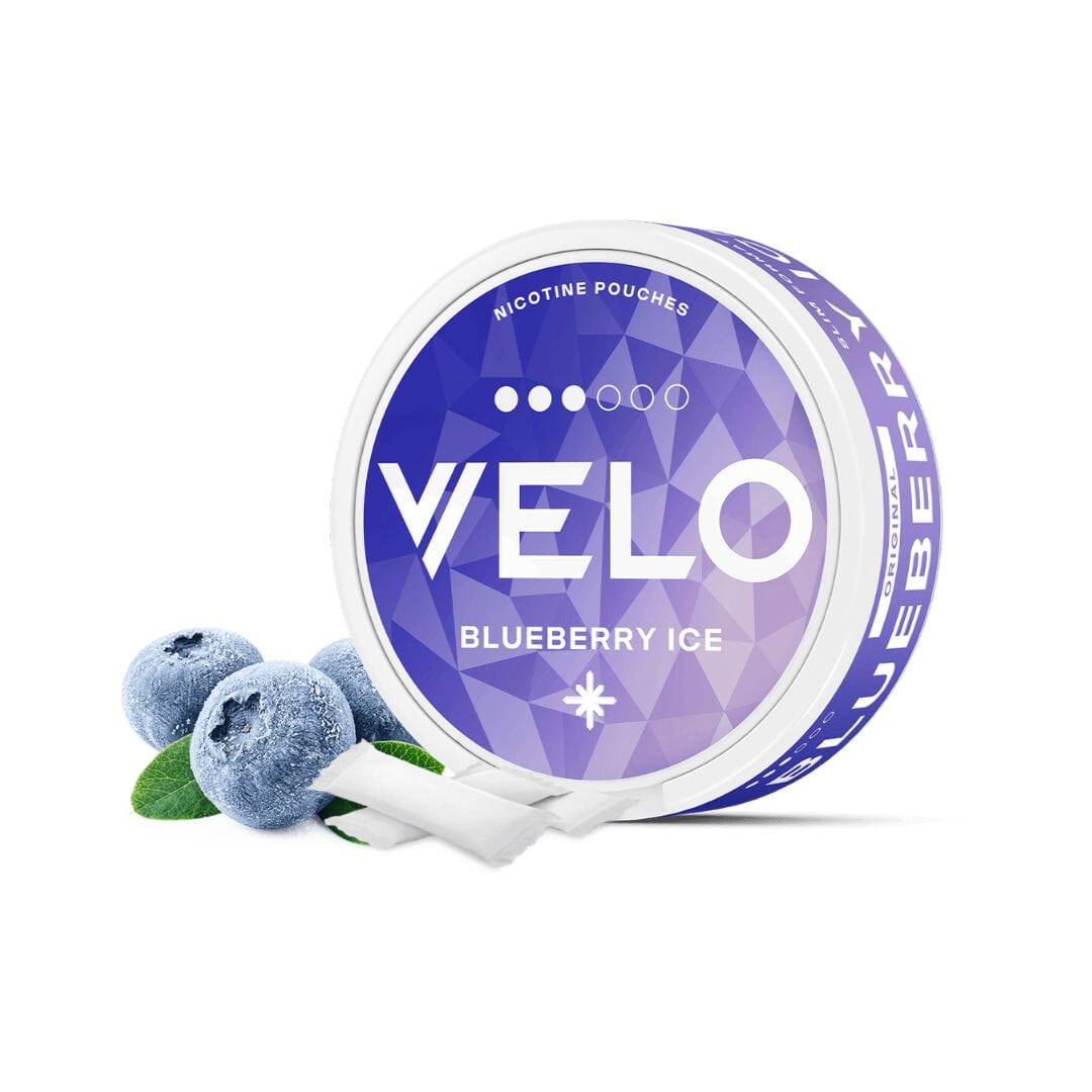 Velo Slim Nicotine Pouches Blueberry Ice 8mg 