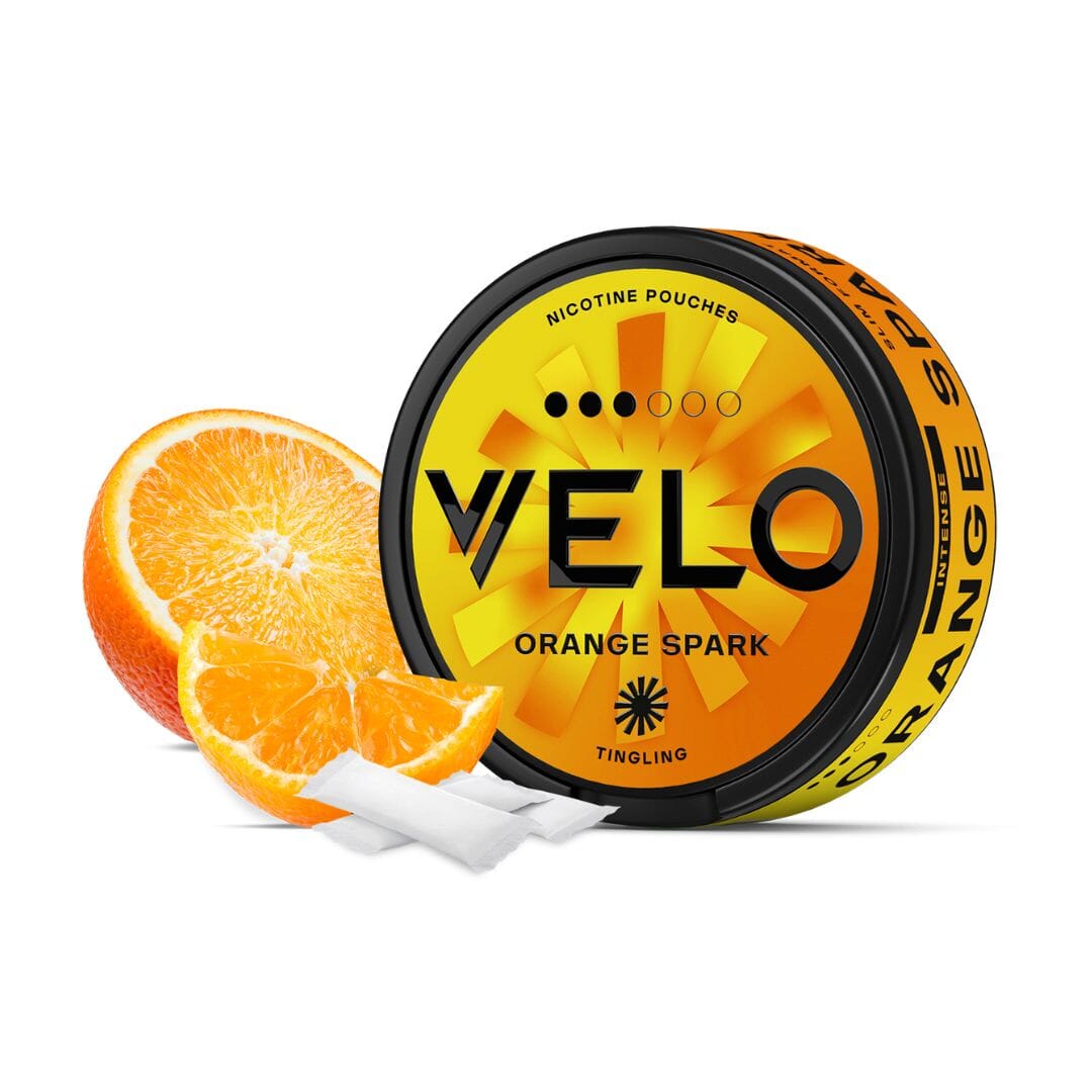 Velo Slim Nicotine Pouches Orange Spark 10mg 